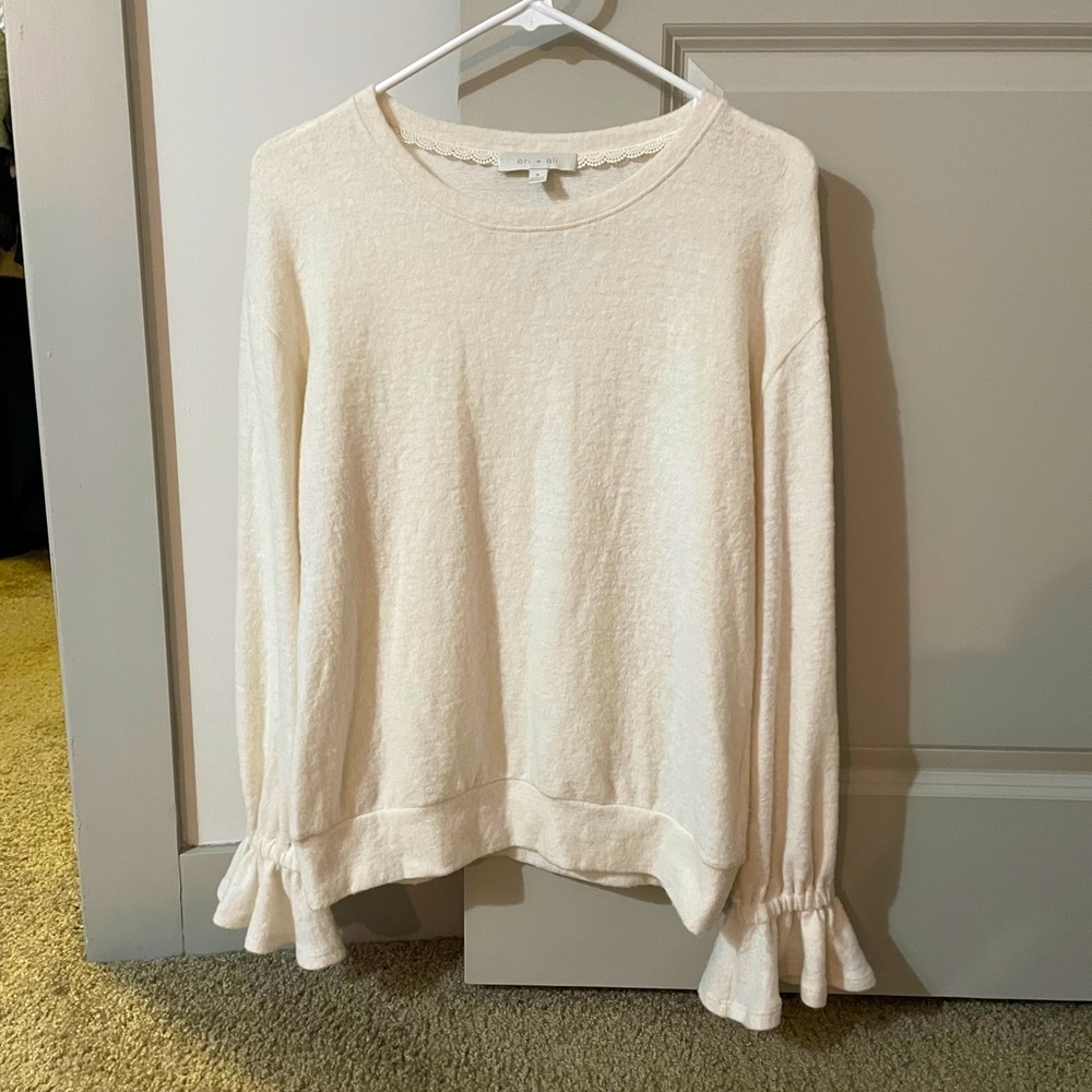 Anthropologie Cream sweater